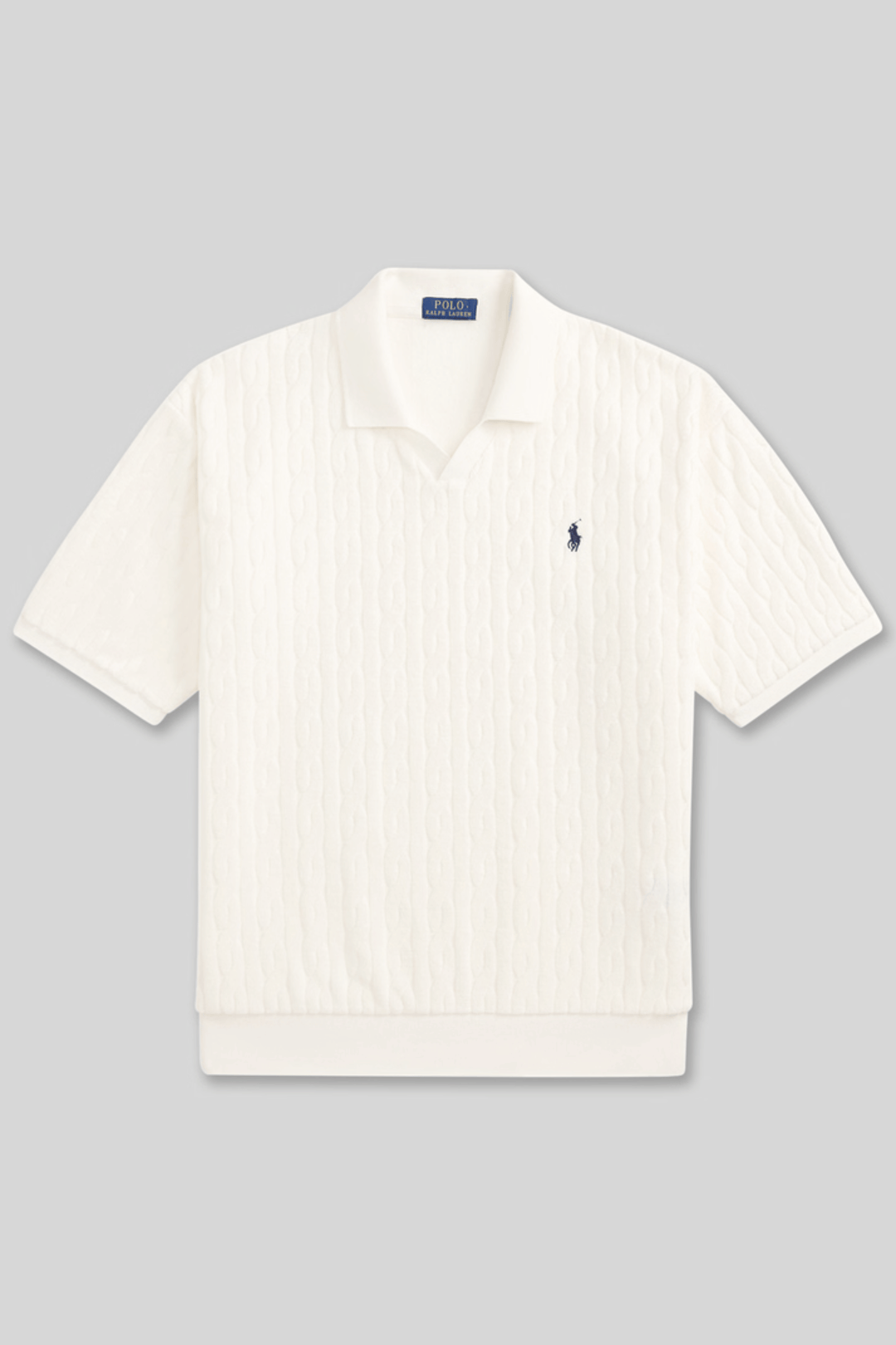Polo tricotada em lã - Ralph Lauren