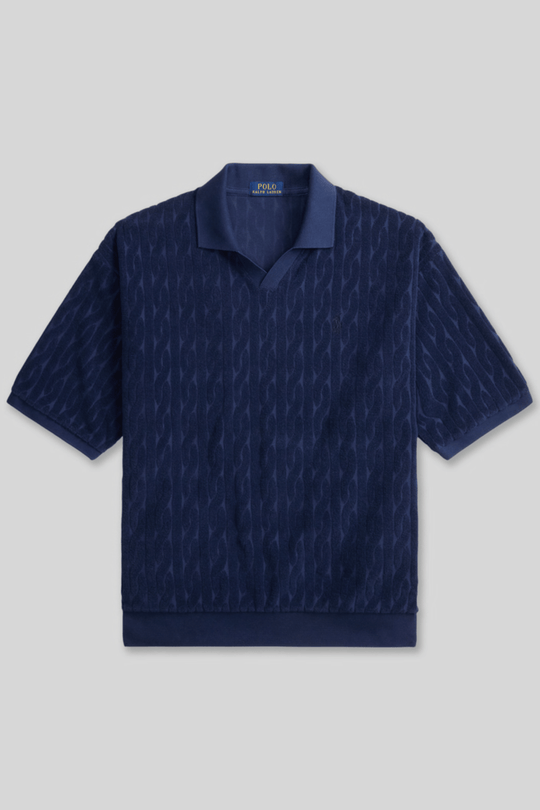 Polo tricotada em lã - Ralph Lauren