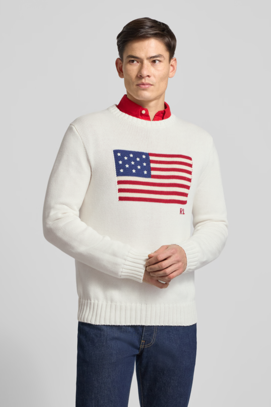 Suéter tricotado dos Estados Unidos - Ralph Lauren