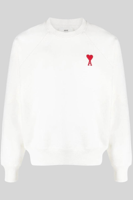 Suéter com logo simples - AMI Paris